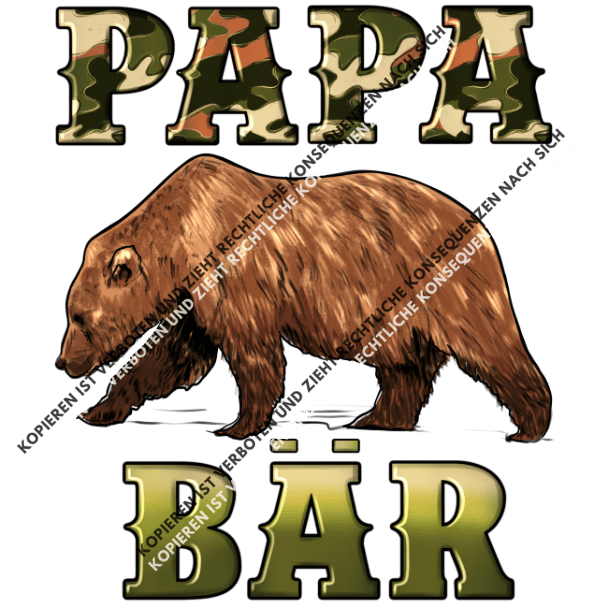 Papabär Camouflage