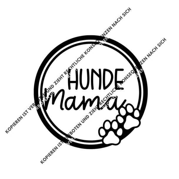 Hundemama Kreisform