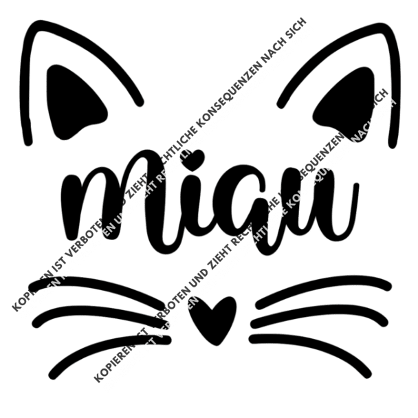 Miau Katzengesicht