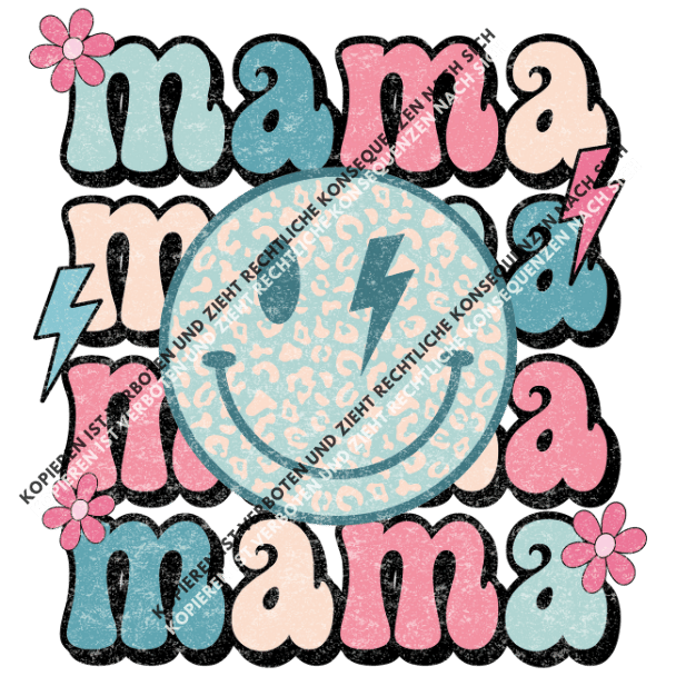 Mama Mehrfach Mit Smiley