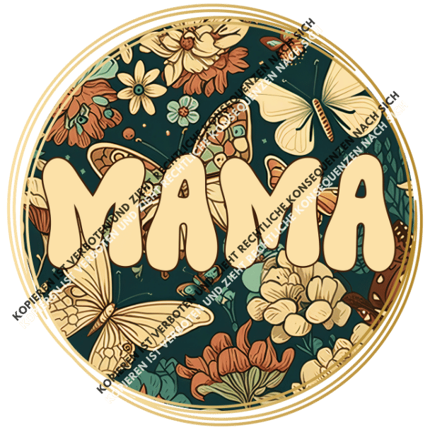 Mama Beige Schmetterling