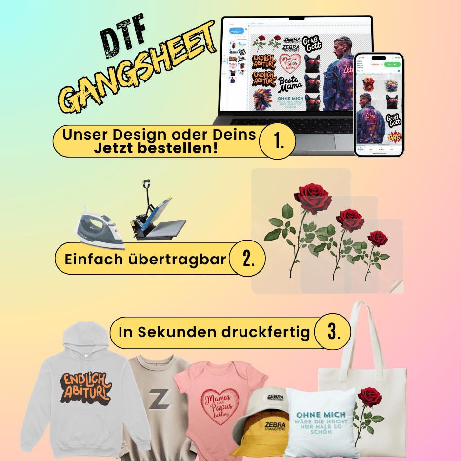 DTF GANGSHEET - MOTIV KOMBINATION