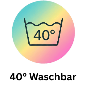 Waschfeste Bügelbilder: Hochwertige DTF Drucke von ZebraTransfers. Unsere Empfehlung mit 40 Grad waschen.