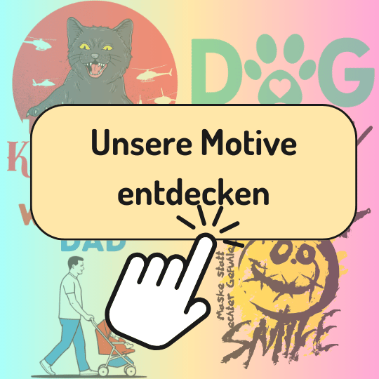 Fertige DTF Bügelbilder kaufen: Entdecke unsere große Auswahl an vorgefertigten Motiven und Designs für deinen Textildruck bei ZebraTransfers.